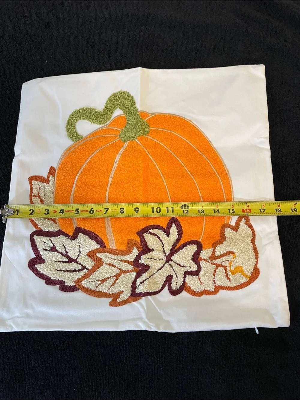 Orange Pumpkin Accent Pillow Covers - Set of 2 soft nwt